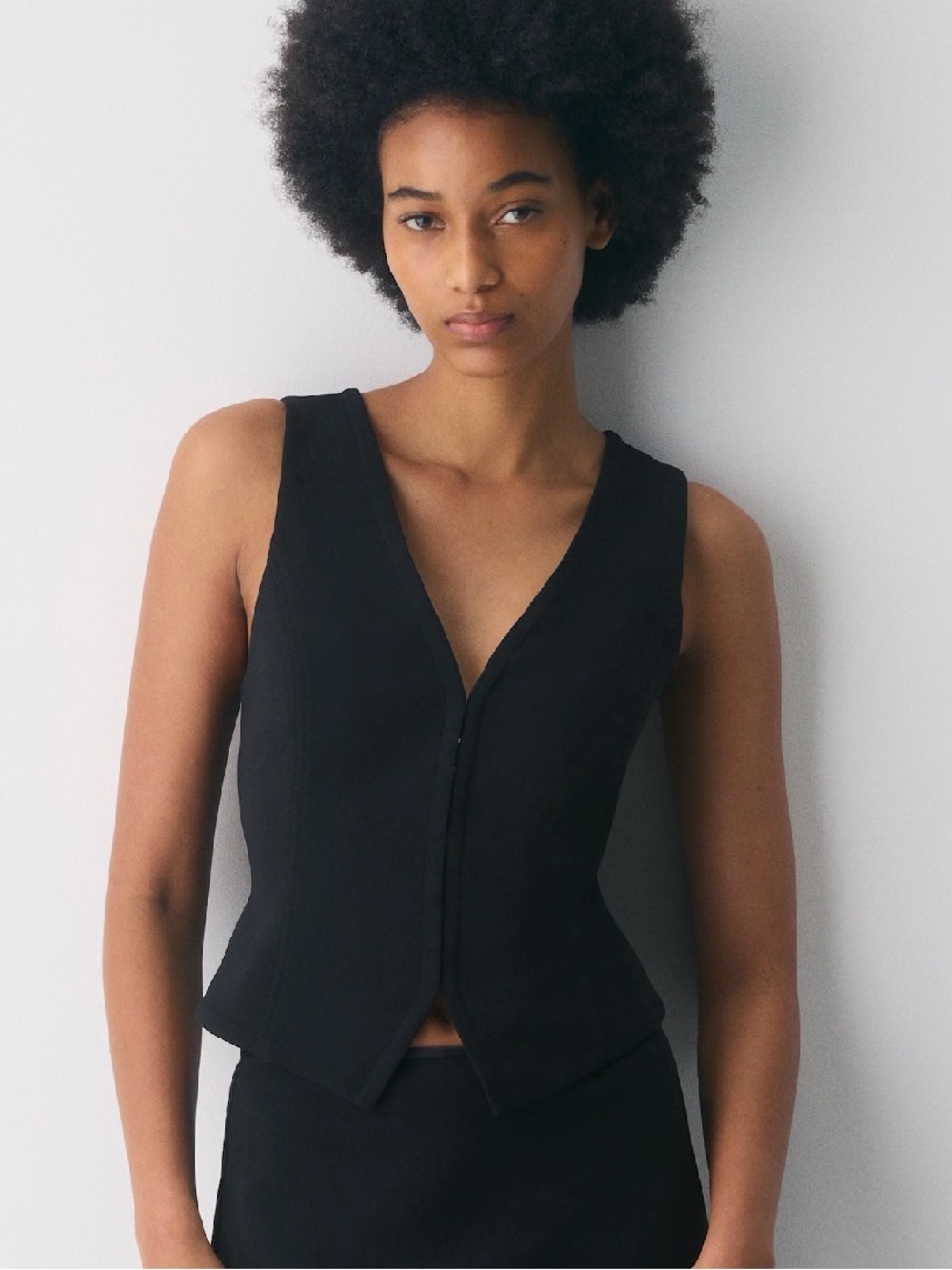 NWOT Aritzia Black Attire Vest - Crepette